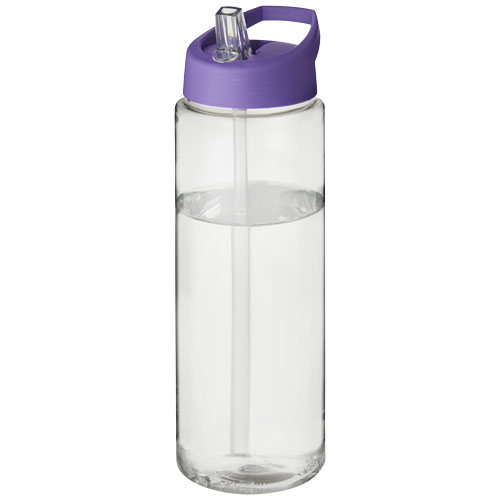 Bouteille promotionnelle de sport 850ml H2O Active® Translucide et Violet